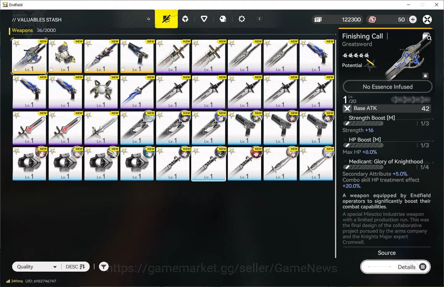 Arknights: Endfield Accounts NA/EU Lv 2 | Fresh Starter 2 SSR Tangtang+Ardelia image 2