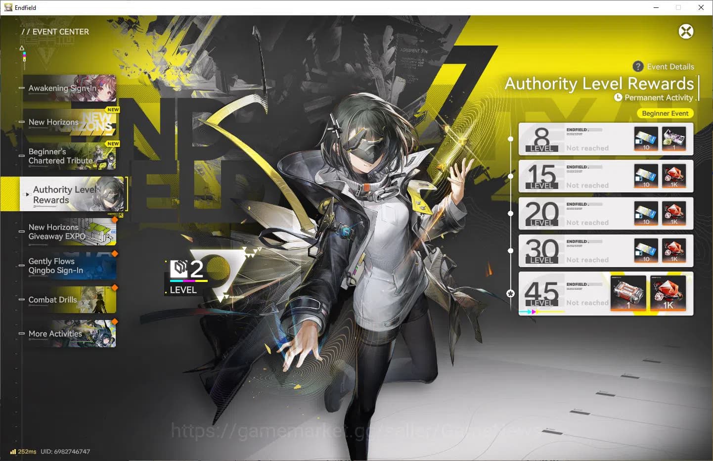 Arknights: Endfield Accounts NA/EU Lv 2 | Fresh Starter 2 SSR Tangtang+Ardelia image 6