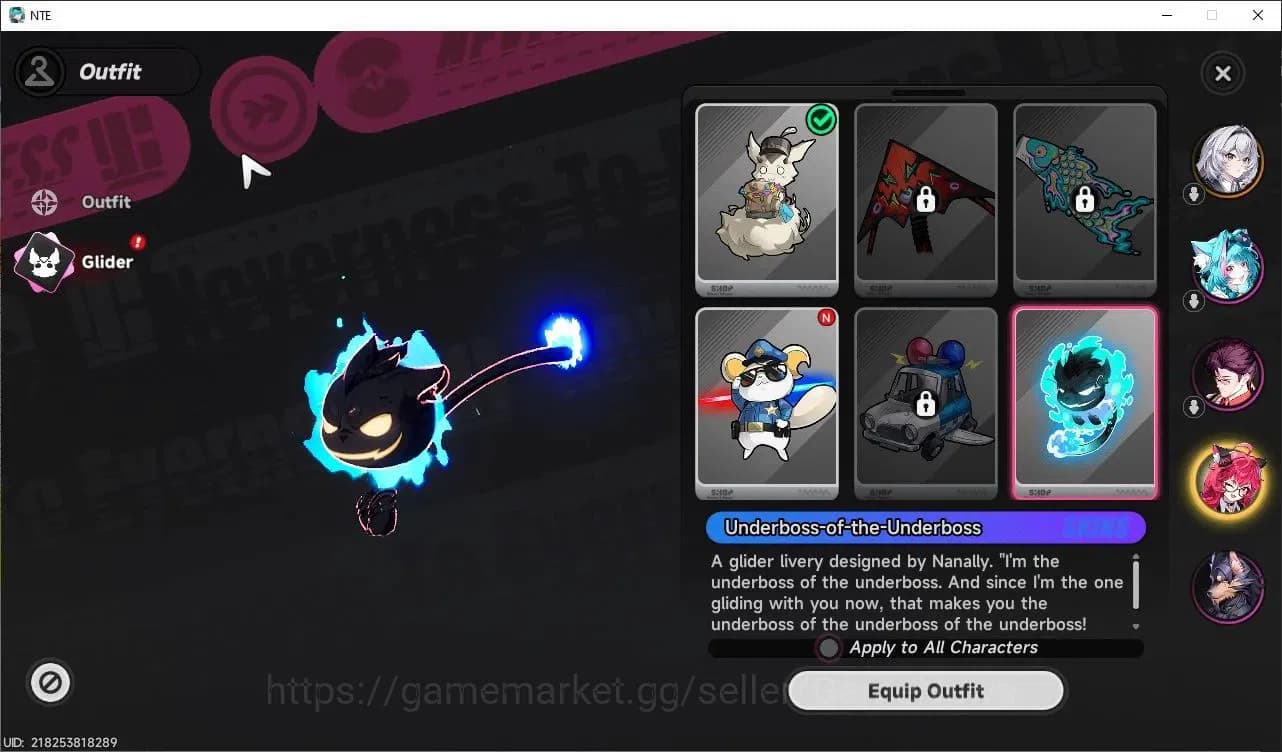 Neverness to Everness Accounts Global NA|HL 3|1 SSR Limited Nanally + 2 Selector image 2