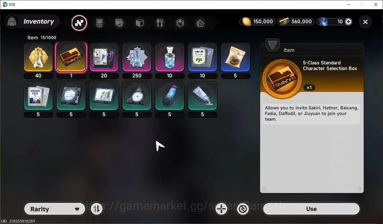 Neverness to Everness Accounts Global NA|HL 3|1 SSR Limited Nanally + 2 Selector image 6