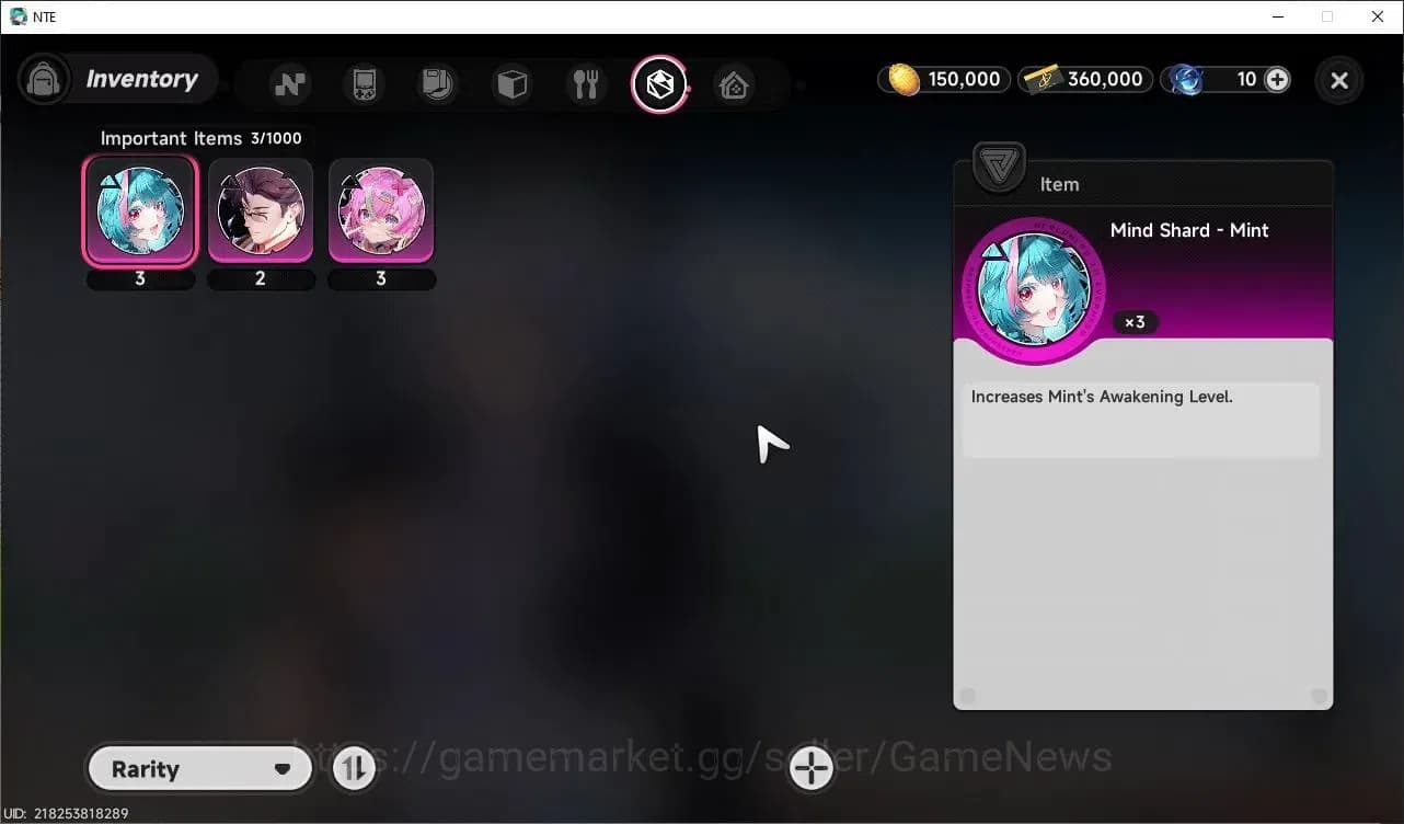 Neverness to Everness Accounts Global NA|HL 3|1 SSR Limited Nanally + 2 Selector image 8