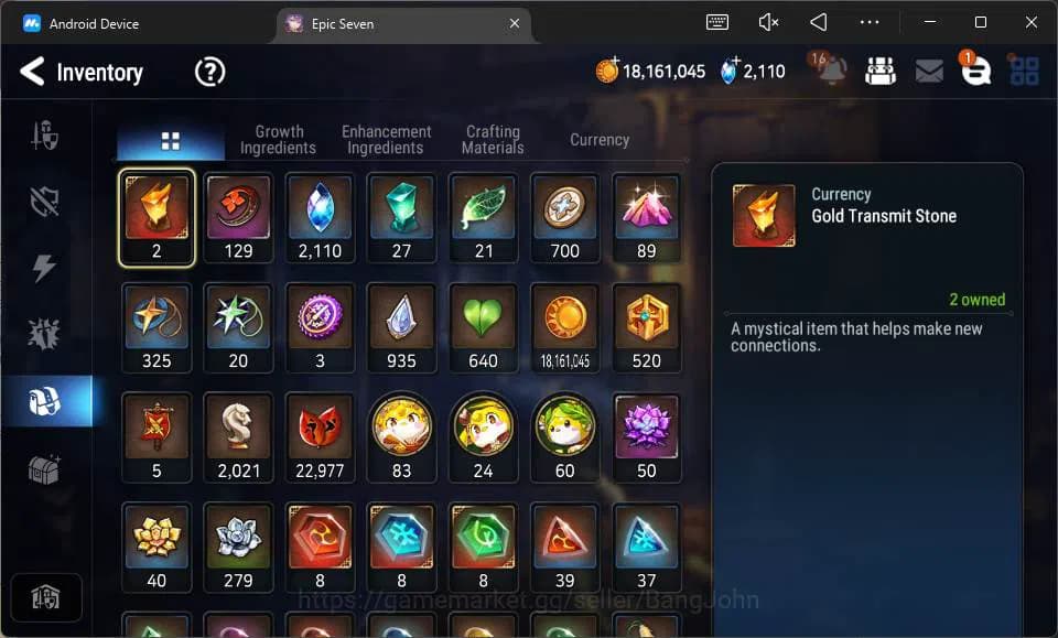 Epic Seven Accounts Global Unverif|5 ML Salome,A Tywin,L Krau,etc|PoH image 4
