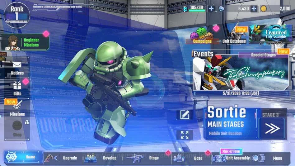 SD Gundam G Generation ETERNAL Accounts Global Rank 1 | 6k Diamond, 10 UR Gundam, Wing Gun image 4