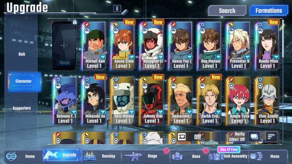 SD Gundam G Generation ETERNAL Accounts Global Rank 1 | 6k Diamond, 10 UR Gundam, Wing Gun image 5