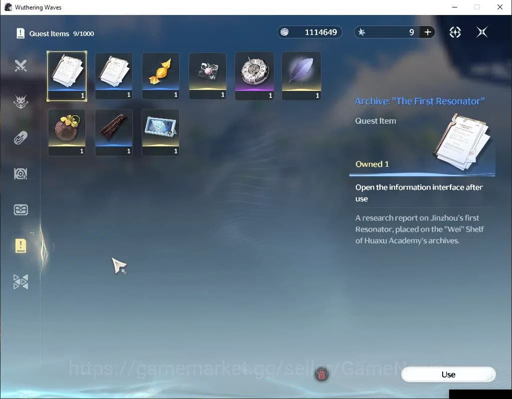 Wuthering Waves Accounts SEA|UL 20|1 Limited| Hiyuki+Sign |Data Bank Lv 01| image 7