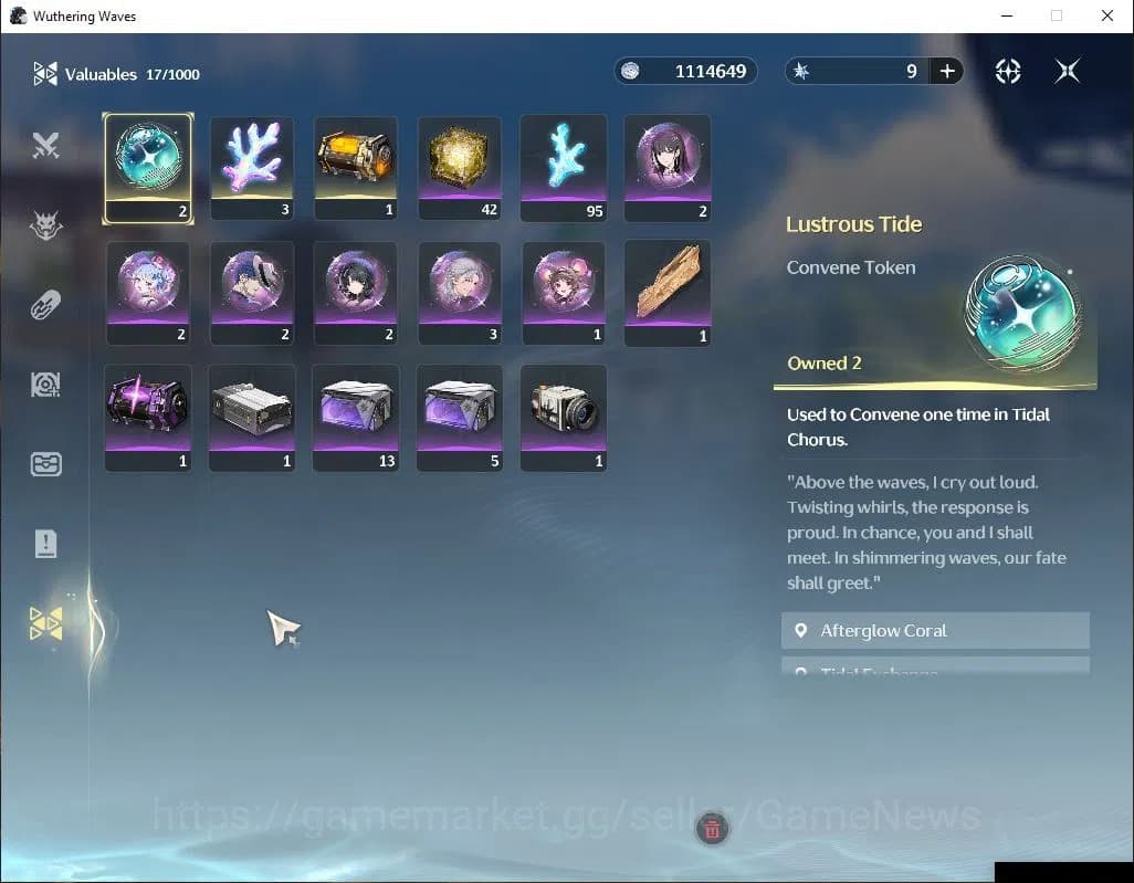 Wuthering Waves Accounts SEA|UL 20|1 Limited| Hiyuki+Sign |Data Bank Lv 01| image 8