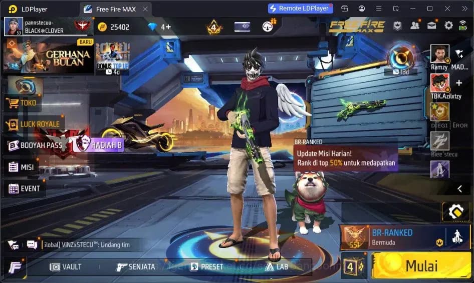 Free Fire Accounts Indonesia | Vault 84| SG Lumut| SG SGKIKIR| Katana image 1