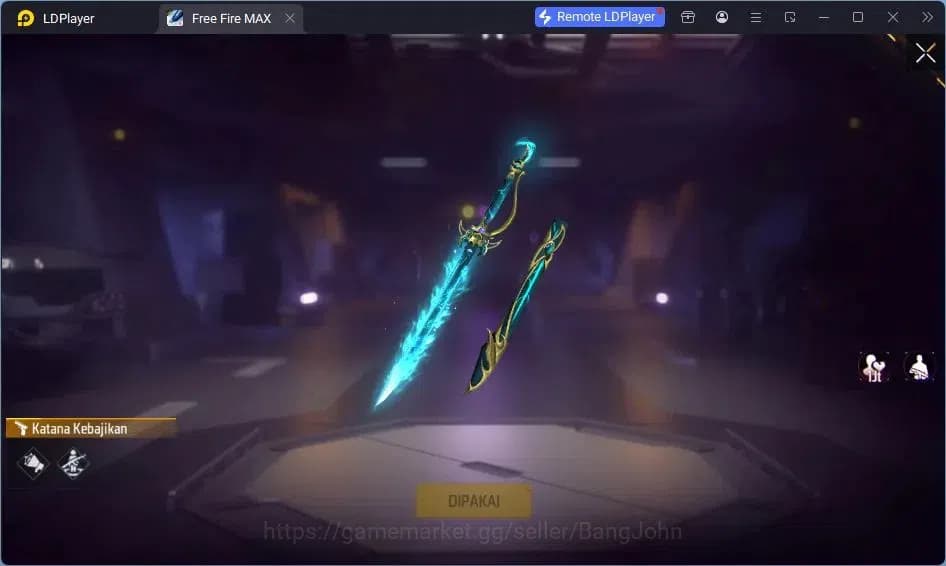 Free Fire Accounts Indonesia | Vault 84| SG Lumut| SG SGKIKIR| Katana image 3