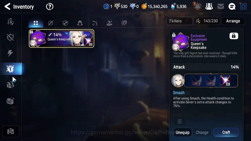 Epic Seven Accounts GLOBAL UNVERIF|New Era|6 ML(LW Peira,US Choux,DB S image 9