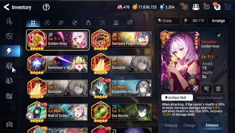 Epic Seven Accounts GLOBAL Unverif|New Era|10 ML(LOT Scales,Zio,CLilia image 20