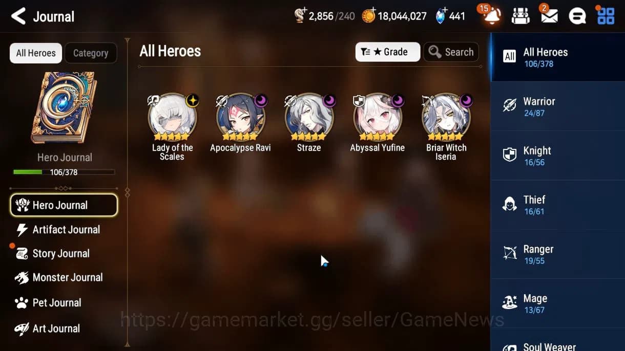 Epic Seven Accounts GLOBAL UNVERIF|NewEra|5 ML(LOTScales,ARavi,Straze, image 4