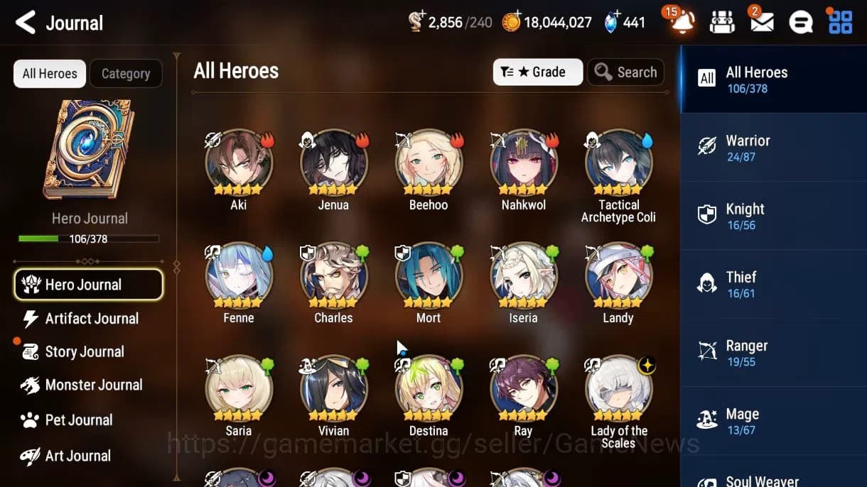 Epic Seven Accounts GLOBAL UNVERIF|NewEra|5 ML(LOTScales,ARavi,Straze, image 5