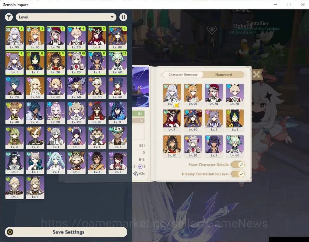 Genshin Impact Accounts ASIA|AR 55|3 Limit+3(*5WeP)|Skirk+Sign,Ineffa,Chas image 1
