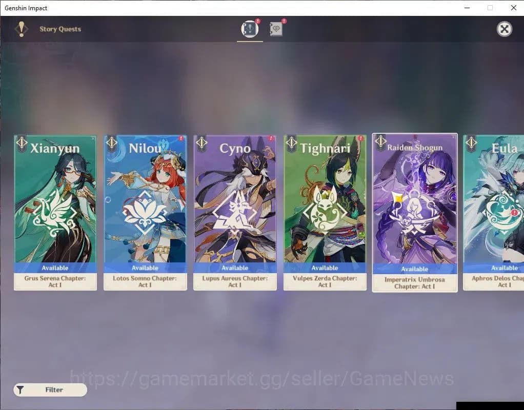 Genshin Impact Accounts ASIA|AR 55|3 Limit+3(*5WeP)|Skirk+Sign,Ineffa,Chas image 13