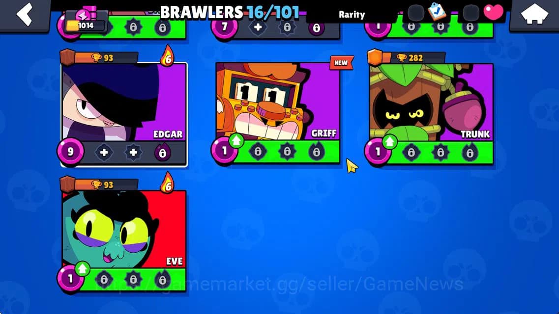 Brawl Stars Accounts 1014 Trophy|6K Bling|16 Brawlers 3 MAX Lvl 1 Myth: image 6