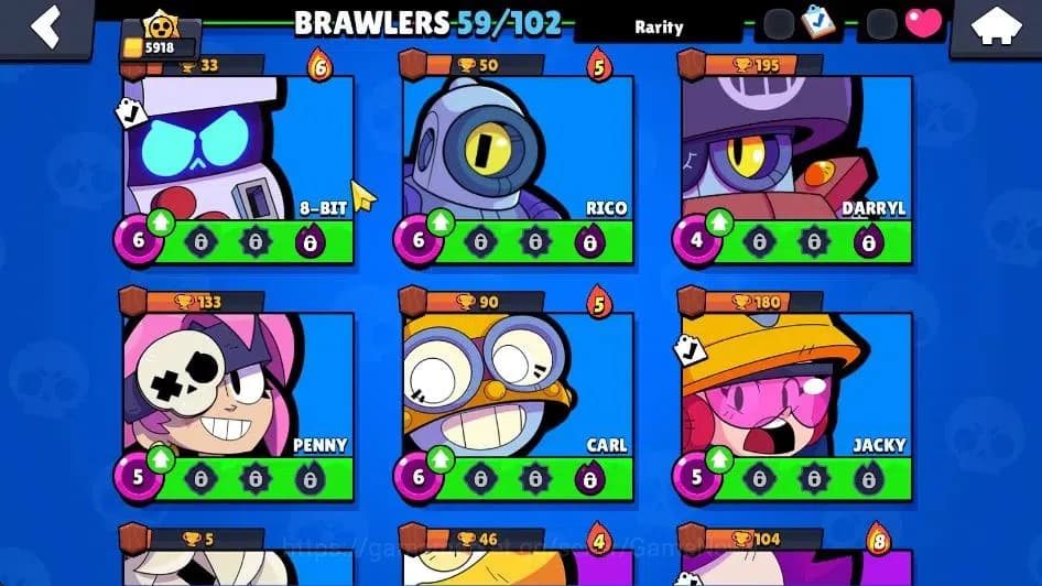 Brawl Stars Accounts 5918 Trophy|6,7K Bling|59 Brawler 3 Max[Colete,Jan image 11