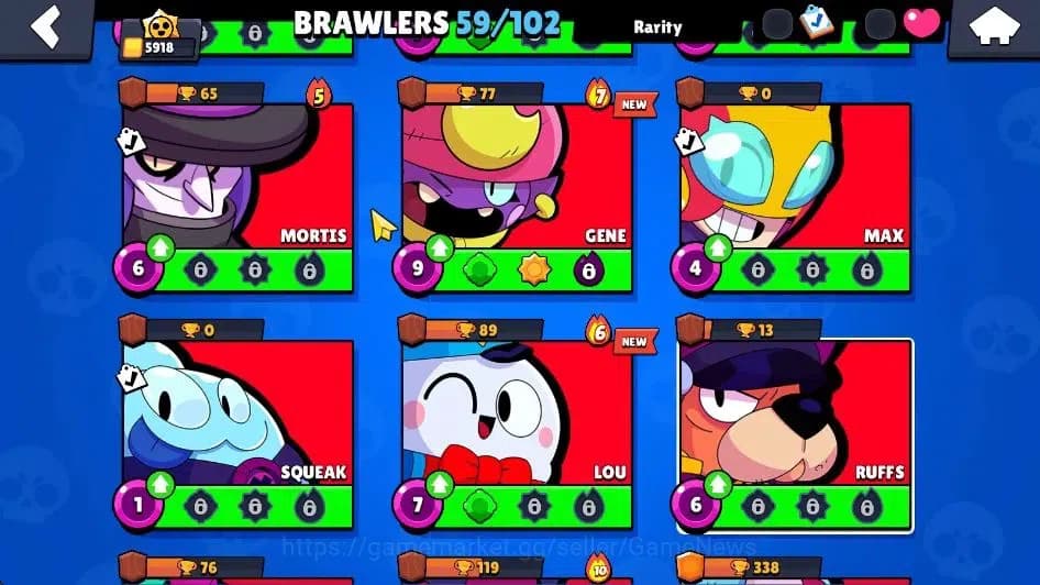 Brawl Stars Accounts 5918 Trophy|6,7K Bling|59 Brawler 3 Max[Colete,Jan image 15