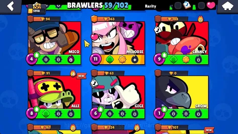 Brawl Stars Accounts 5918 Trophy|6,7K Bling|59 Brawler 3 Max[Colete,Jan image 17