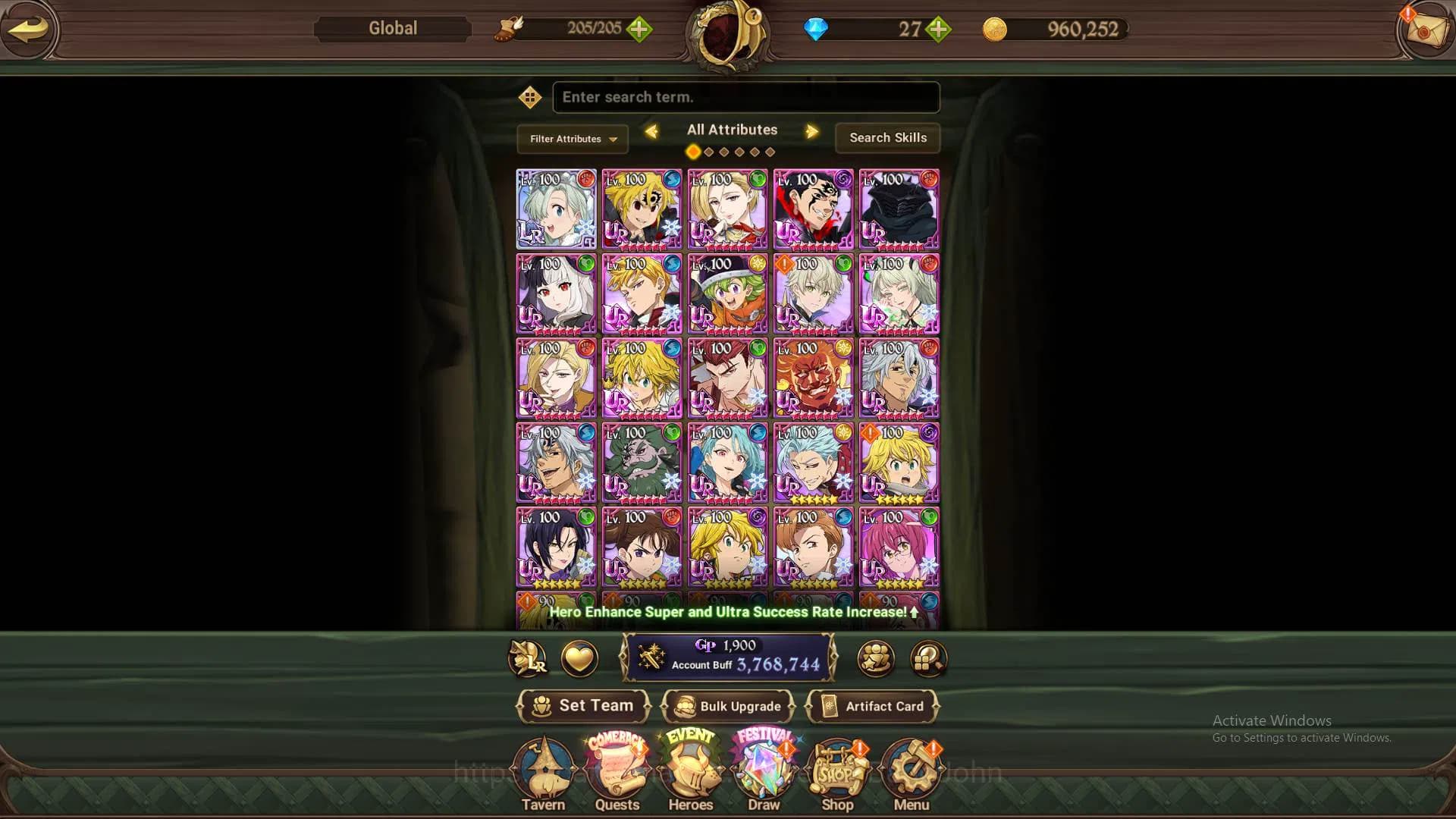 The Seven Deadly Sins: Grand Cross Accounts Global|3,7M CC|1 LR+5 UR|ODK4/6,DKM4/6,Sabunak3/6, image 10