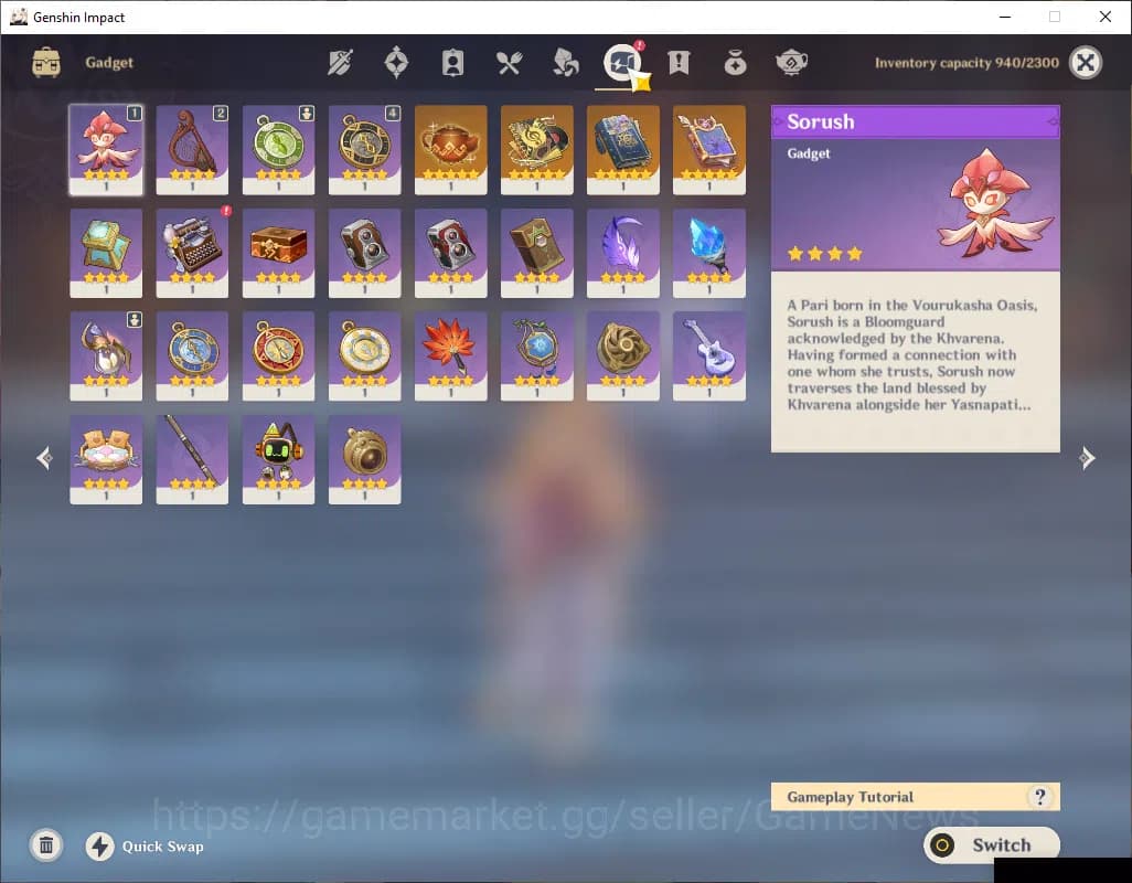 Genshin Impact Accounts ASIA|AR 58|8 Limited +6(*5Wep)|Prime Team Skirk|(F image 9