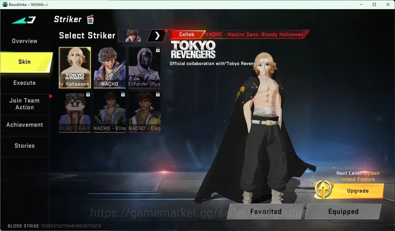 Blood Strike Accounts ASIA| TR Manjiro Sano, BLEACH Byakuya & Ethan Stri image 3