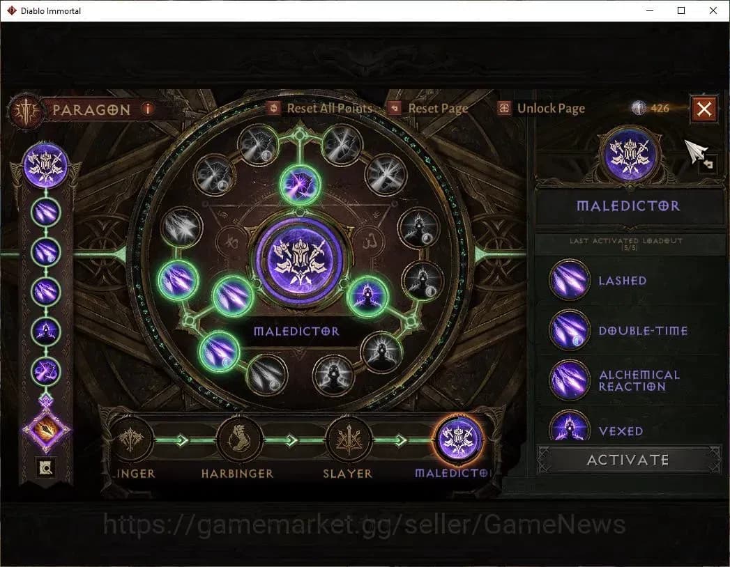 Diablo Immortal Accounts SEA - Verathiel|CS ON|Lv60(706)|Demon Hunter|CR 41 image 10