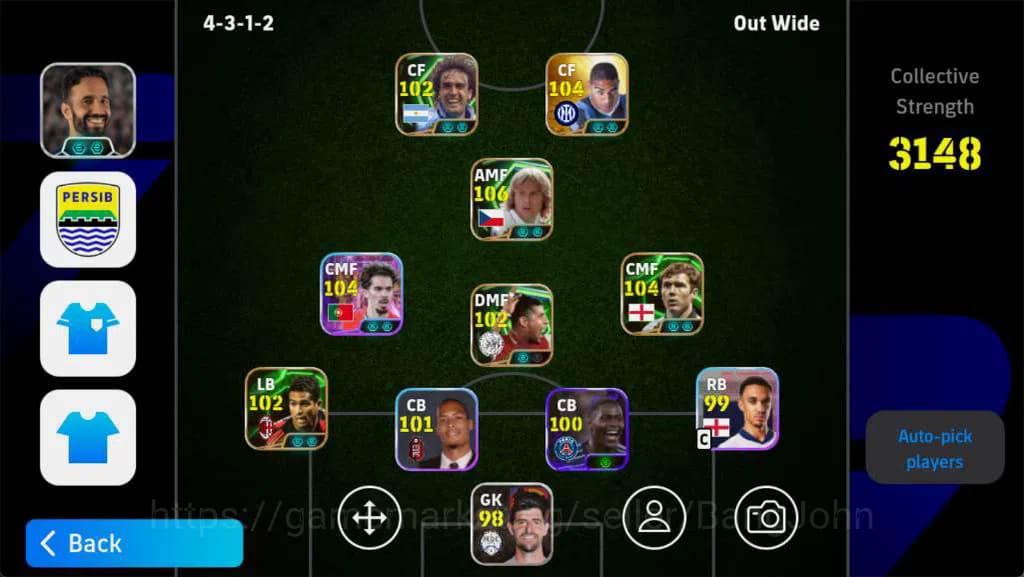 eFootball Accounts Android, Pwr 3148, Adriano PES,P nedved epc new,vi image 1