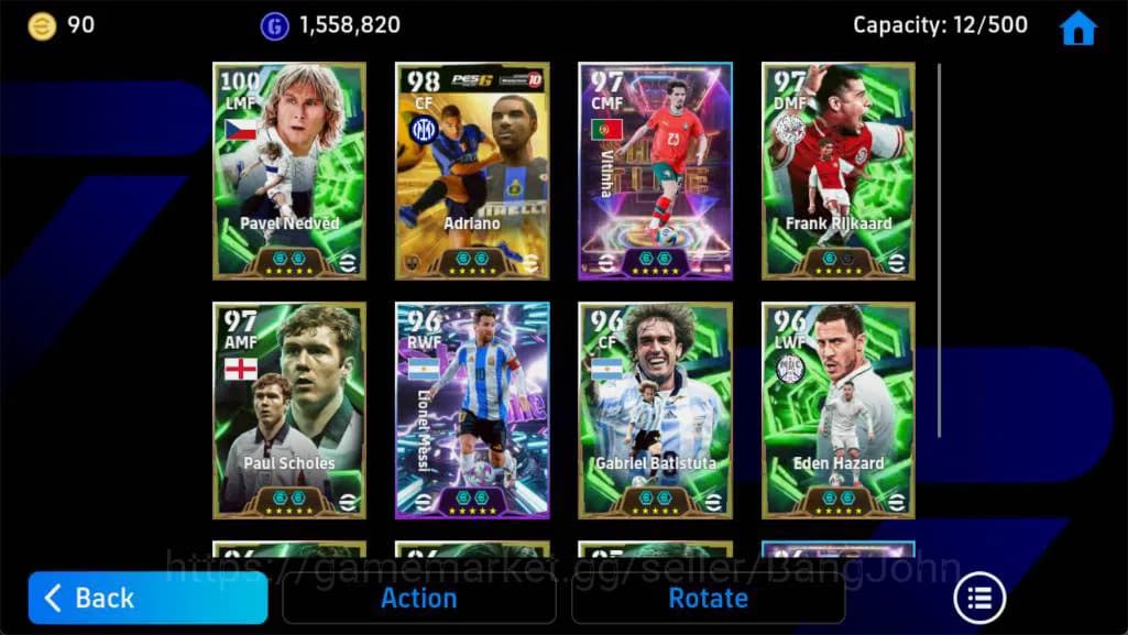 eFootball Accounts Android, Pwr 3148, Adriano PES,P nedved epc new,vi image 3