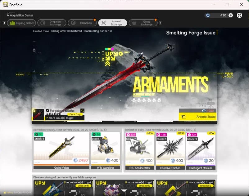 Arknights: Endfield Accounts Starter Fresh | NA/EU | New Horizons On | Day 2 Si image 6