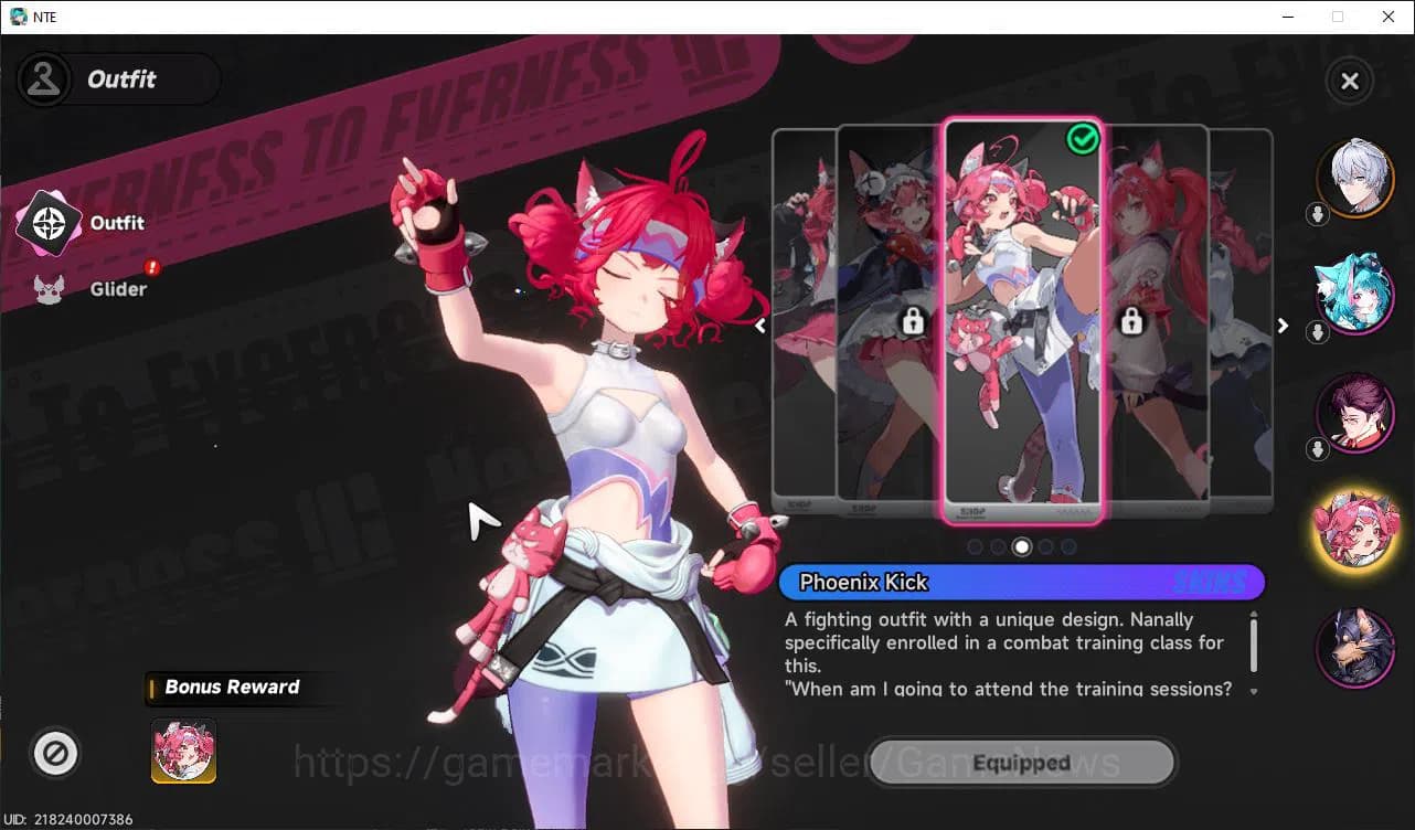 Neverness to Everness Accounts GLOBAL EU| HL 3| 1 SSR Limited Meta Nanally A1 + S image 3