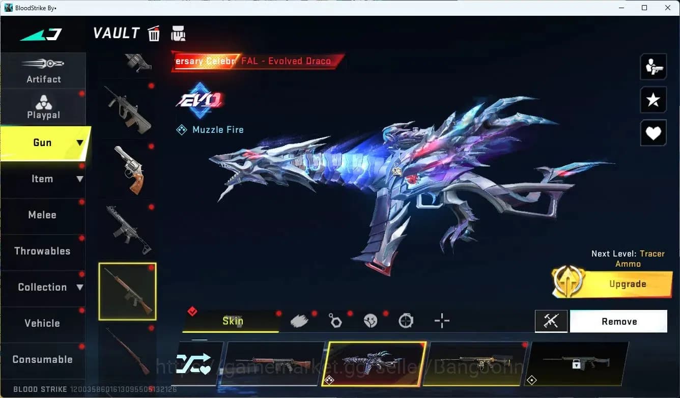 Blood Strike Accounts ASIA|LIMITED,AR97|COLLAB,QBZ95|EVOLVED,FAL|ULTRA,M image 13