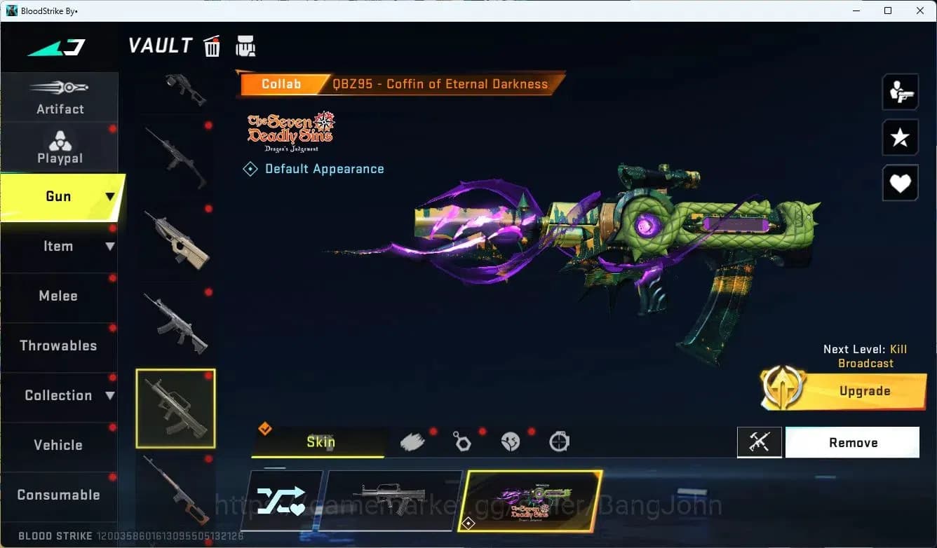 Blood Strike Accounts ASIA|LIMITED,AR97|COLLAB,QBZ95|EVOLVED,FAL|ULTRA,M image 14