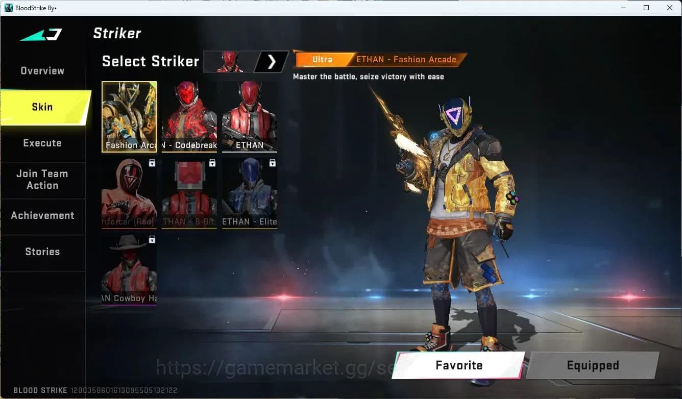Blood Strike Accounts ASIA|LIMITED,AR97|COLLAB,QBZ95|EVOLVED,FAL|ULTRA,M image 3