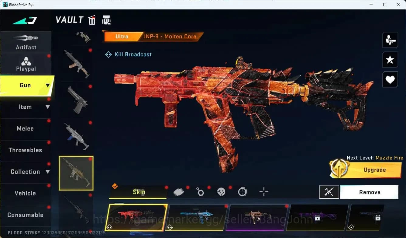 Blood Strike Accounts ASIA|LIMITED,AR97|COLLAB,QBZ95|EVOLVED,FAL|ULTRA,M image 9