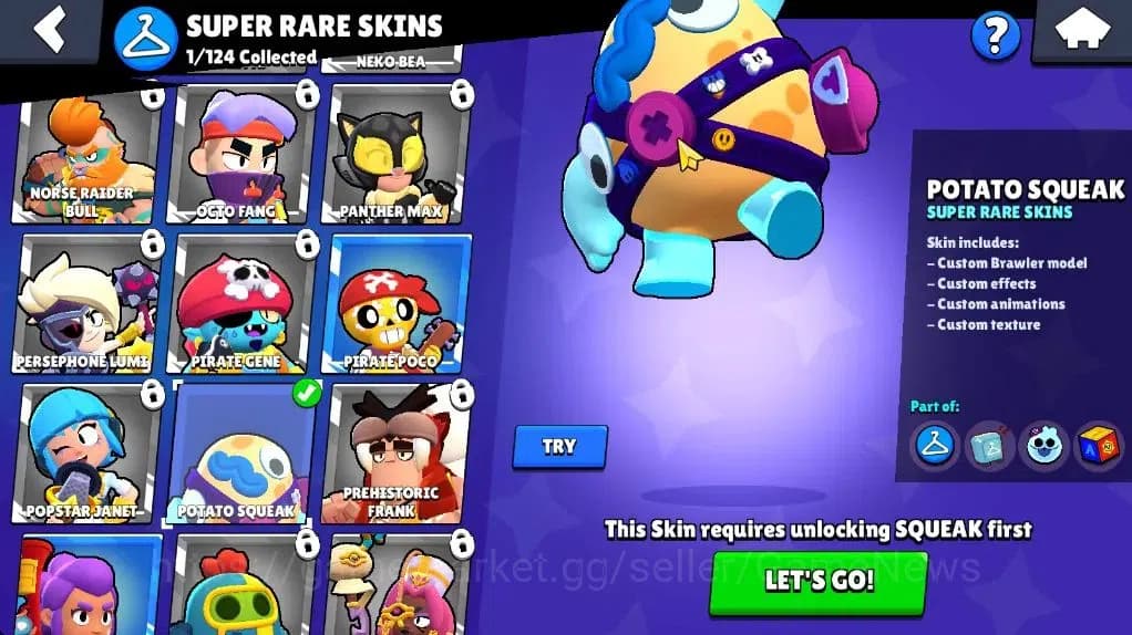 Brawl Stars Accounts 1011 Trophy|12 Brawler|1 Epic(Fuchsia Maisie) 1 Su image 11
