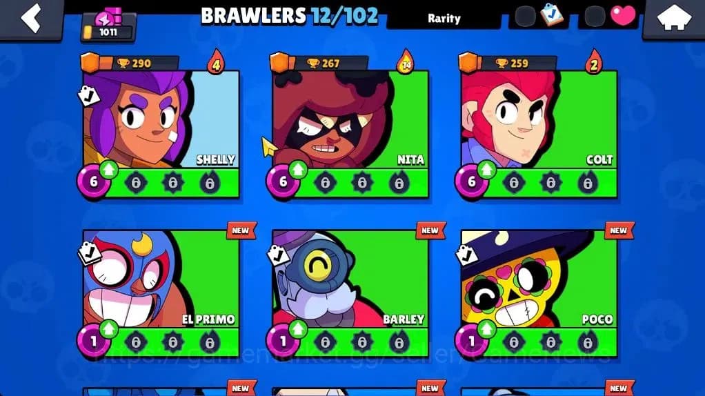 Brawl Stars Accounts 1011 Trophy|12 Brawler|1 Epic(Fuchsia Maisie) 1 Su image 8