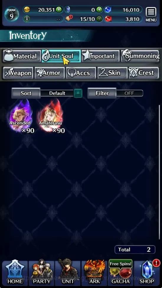 Last Cloudia Accounts GLOBAL |Rank 9| Goddess Lilaha, Ascended Roland, S image 12