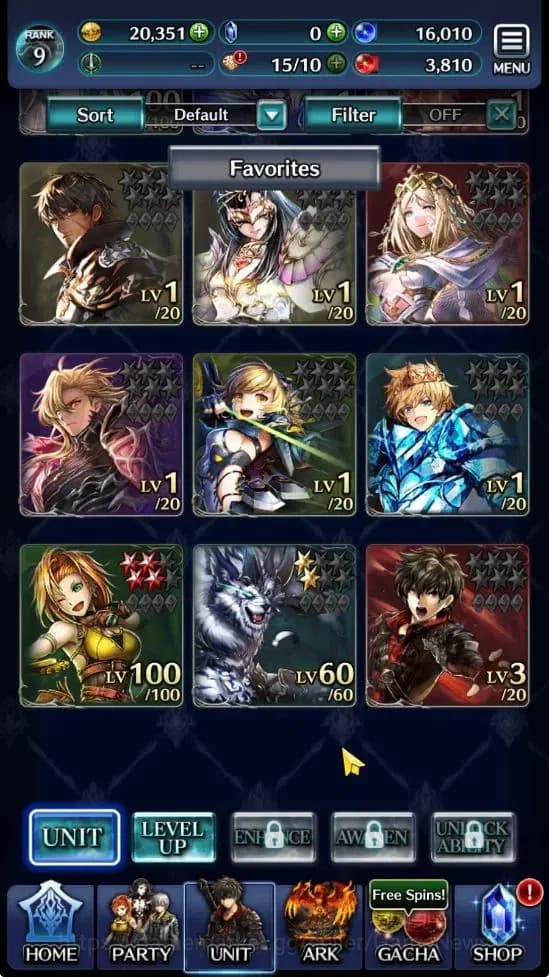 Last Cloudia Accounts GLOBAL |Rank 9| Goddess Lilaha, Ascended Roland, S image 2