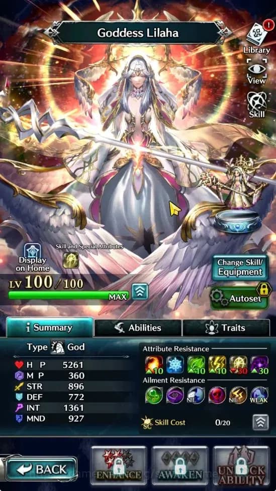 Last Cloudia Accounts GLOBAL |Rank 9| Goddess Lilaha, Ascended Roland, S image 3