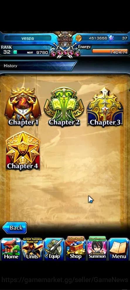 Grand Summoners Accounts Global|Rank 32|4 Ascend+1 TW|[Bouncing Bunny Milim image 10