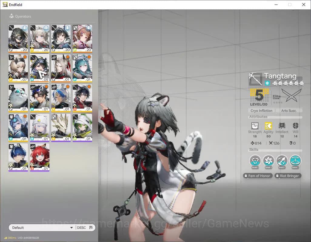 Arknights: Endfield Accounts NA/EU|Lv 15|SSR 3(1Limit)+8(*6WP)|TangTangP1+Sign image 1