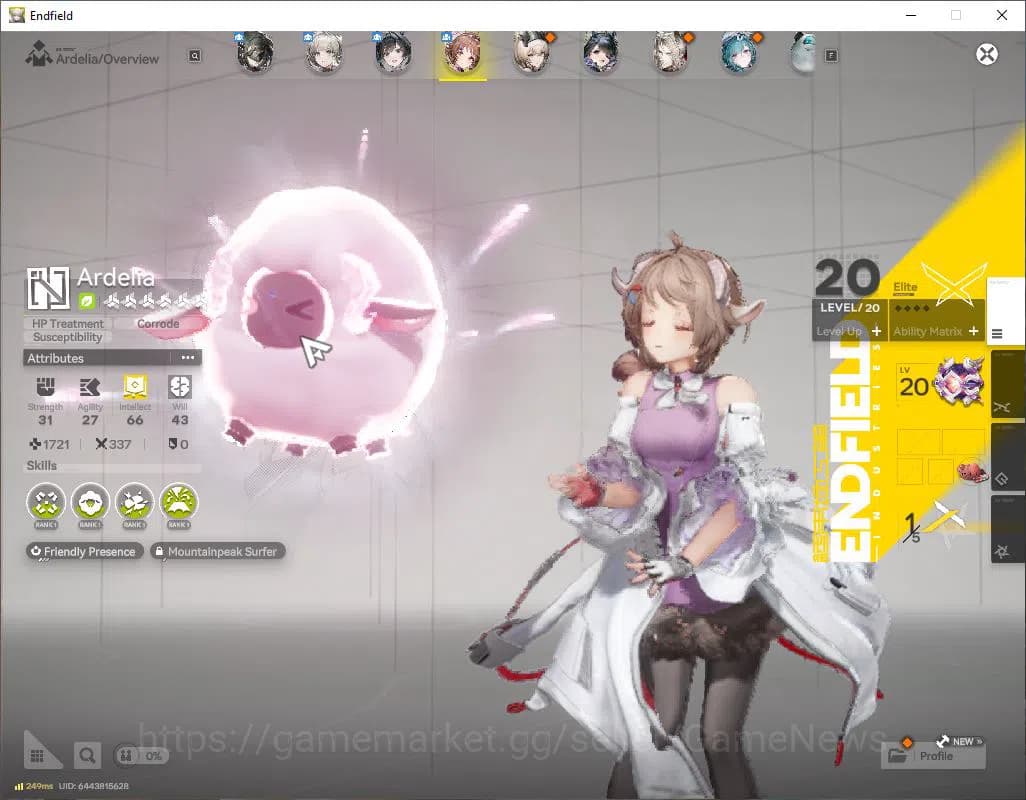 Arknights: Endfield Accounts NA/EU|Lv 15|SSR 3(1Limit)+8(*6WP)|TangTangP1+Sign image 2