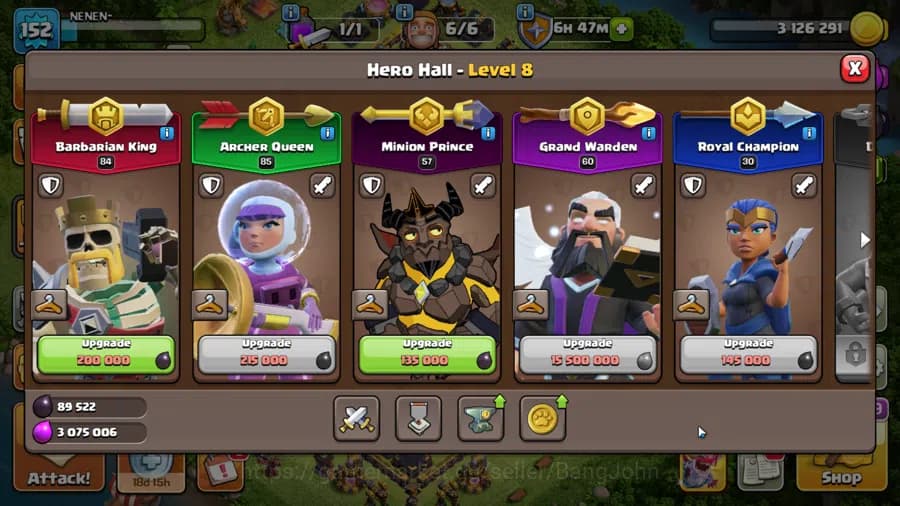 Clash of Clans Accounts TH 14-BH 9|Many Skin|LVL 152|League Witch17|HH 8|B image 9