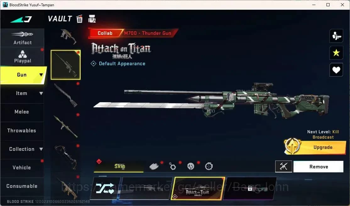 Blood Strike Accounts ASIA | Mikasa AOT & Tokyo Revengers FN2000, 3 AOT image 16