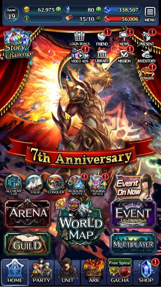 Last Cloudia Accounts GLOBAL|Rank 19|Top Tier Unit [Emperor Lonardo,Arkh image 3