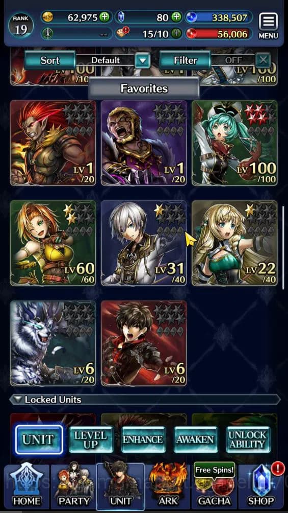 Last Cloudia Accounts GLOBAL|Rank 19|Top Tier Unit [Emperor Lonardo,Arkh image 7