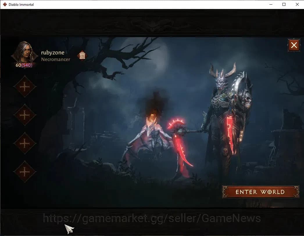 Diablo Immortal Accounts EU - Sescheron|CS ON|Lv60 (540)|Necromancer|CR 31K image 1
