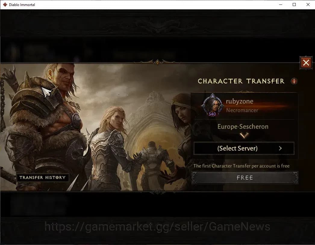Diablo Immortal Accounts EU - Sescheron|CS ON|Lv60 (540)|Necromancer|CR 31K image 2
