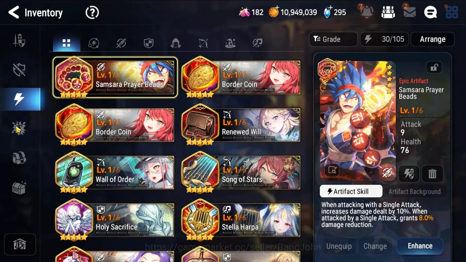 Epic Seven Accounts Global Unverif|4 ML(Salome,Empyrean Iseria,Silver image 4