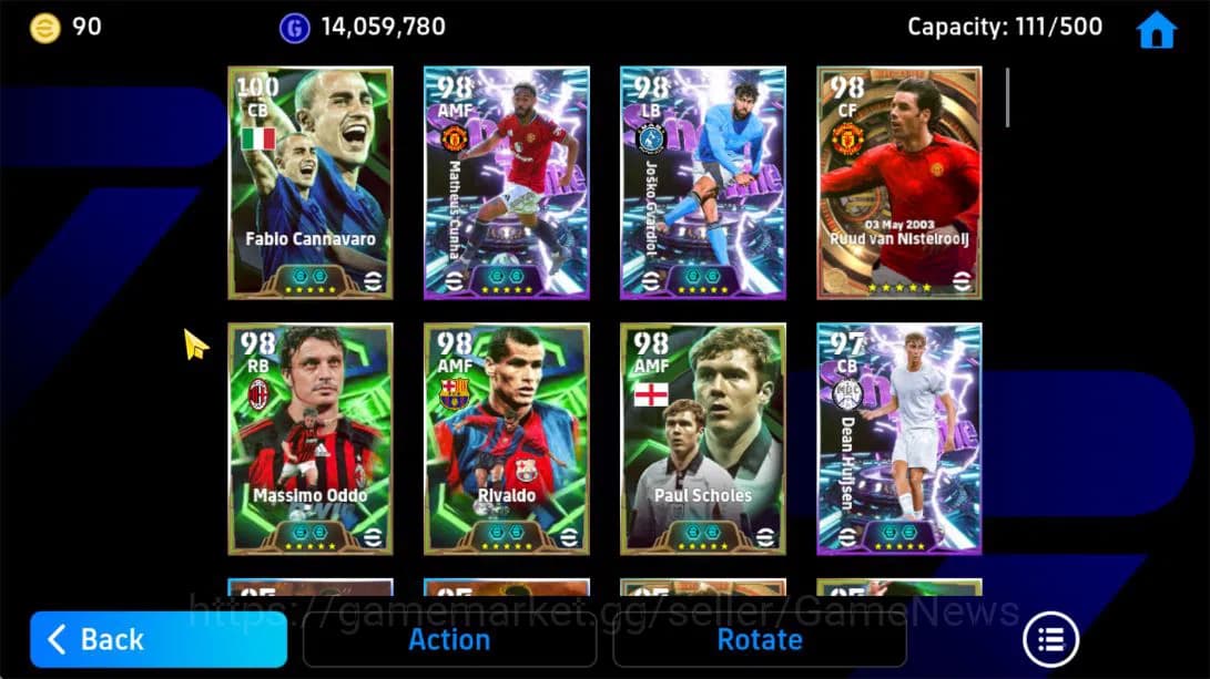 eFootball Accounts Mobile|BigTime(Ruud VanNistelrooij,David Beckham), image 10